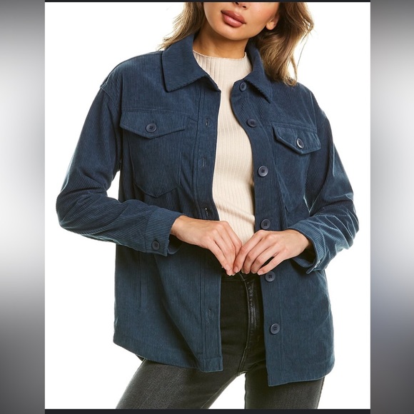 Avec Les Files Button Down Top, Corduroy, M - Picture 2 of 10